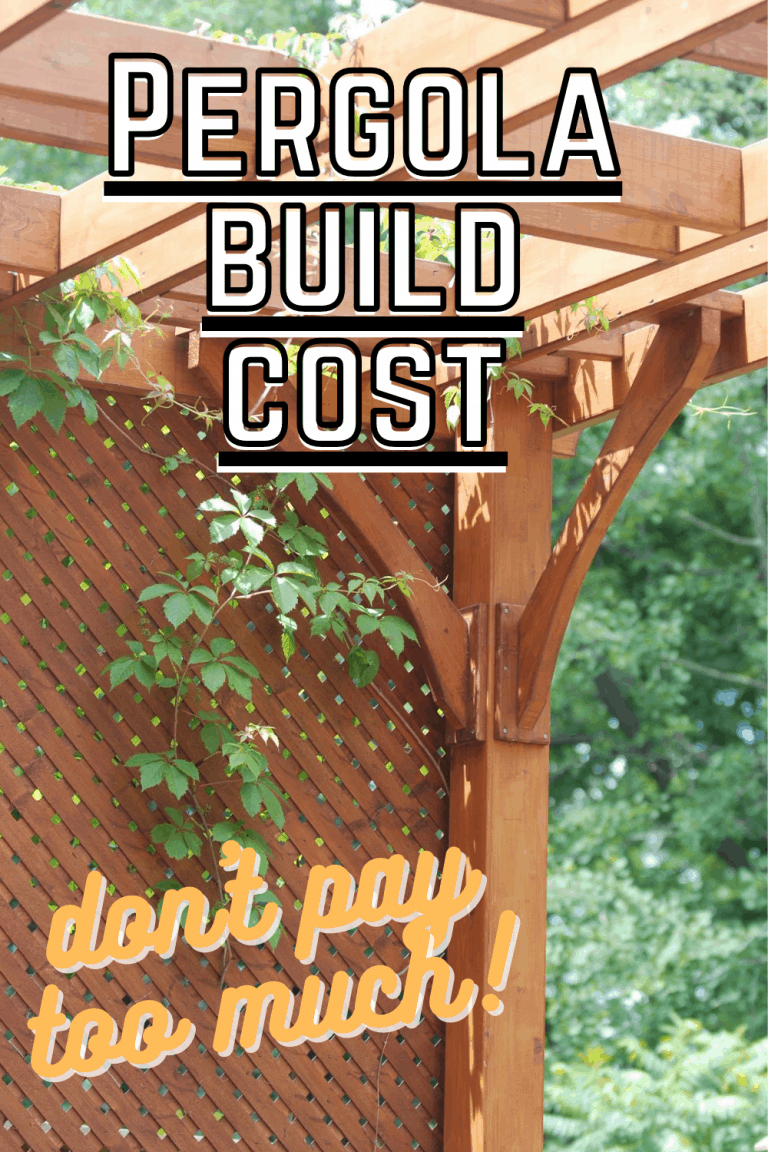 Cost Of Building A Pergola