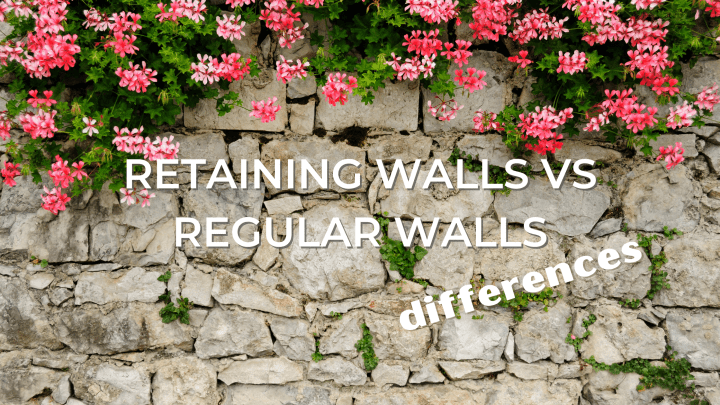 The Major Differences Between Retaining Walls and Regular Walls